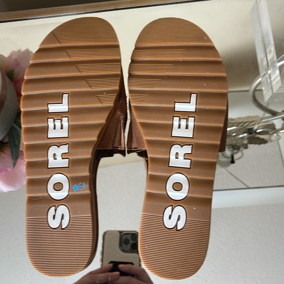 Sorel Ella II Block Slide Sandals for Women - Picture 8 of 11